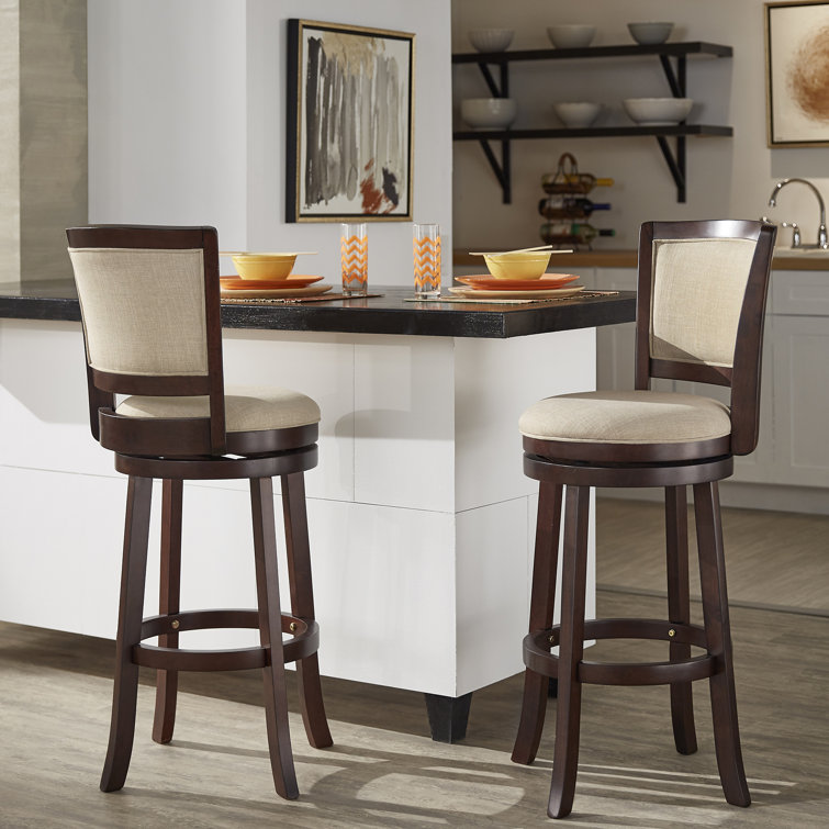 Gracewood hollow maraire wood swivel barstool hot sale